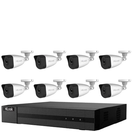 Hikvision HiLook 4MP 8CH Bullet IP Camera Kit Gold Coast Security Cameras