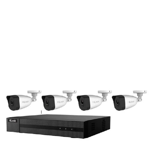 Hikvision HiLook 4MP 4CH Bullet IP Camera Kit Gold Coast Security Cameras